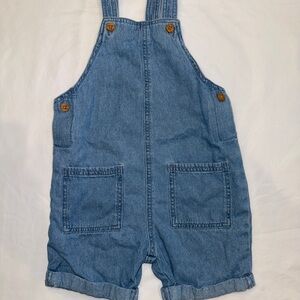 Little Co Kids Denim Overalls